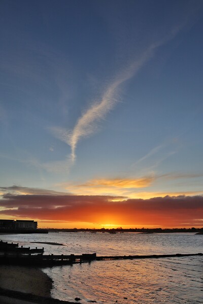 Hometown Brightlingsea sunrise colours  Picture Board by Tony lopez