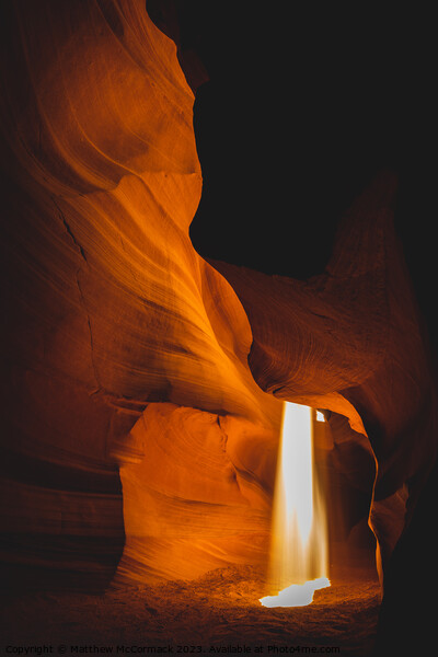 Ray of Light - Upper Antelope Canyon 2 Picture Board by Matthew McCormack
