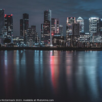 Buy canvas prints of Canary Wharf Long Exposure by Matthew McCormack