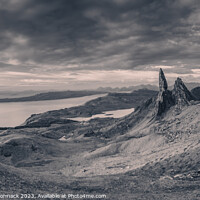 Buy canvas prints of Old Man of Storr (B&W) by Matthew McCormack