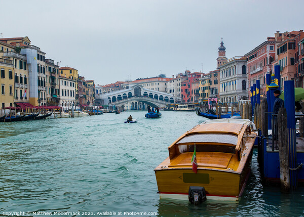 Venice Canal  Picture Board by Matthew McCormack