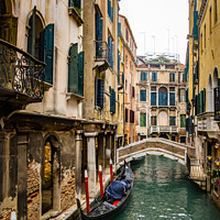 Buy canvas prints of Venice Canal (9) by Matthew McCormack