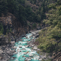 Buy canvas prints of Himalayian Glacial River by Matthew McCormack
