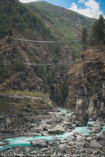 High Himalayian Bridge Picture Board by Matthew McCormack