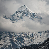 Buy canvas prints of Mountain Peak in Cloud by Matthew McCormack