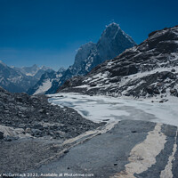 Buy canvas prints of Glacial Mountain Rock by Matthew McCormack