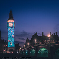 Buy canvas prints of Big Ben Coronation Lights 3 by Matthew McCormack