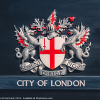 Buy canvas prints of London Crest by Matthew McCormack
