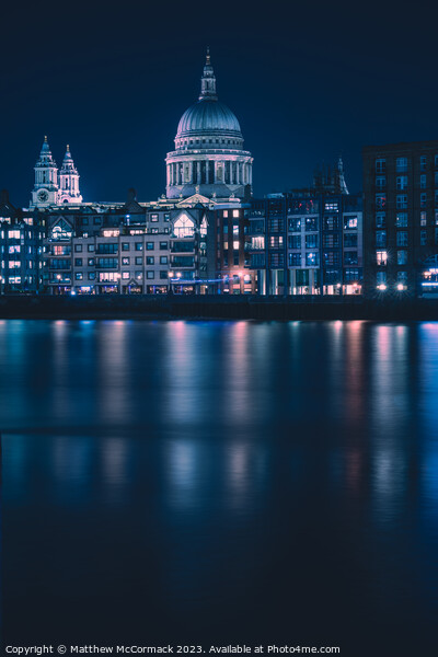 Long exposure of St Pauls, London Picture Board by Matthew McCormack