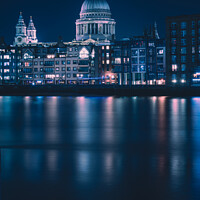 Buy canvas prints of Long exposure of St Pauls, London by Matthew McCormack