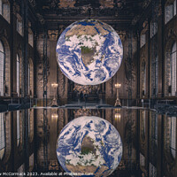 Buy canvas prints of Mini Earth Reflection by Matthew McCormack