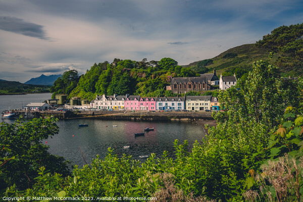 Portree on the loch Picture Board by Matthew McCormack