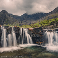 Buy canvas prints of Waterfall in the Cuillins by Matthew McCormack