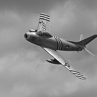 Buy canvas prints of F-86 Sabre by Kevin Howchin