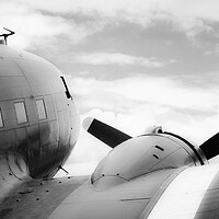 Buy canvas prints of Close up of a Douglas Dakota by Kevin Howchin
