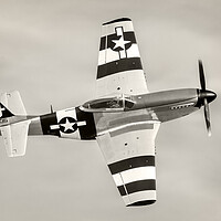 Buy canvas prints of P51D Mustang in D-Day markings  by Kevin Howchin