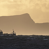 Buy canvas prints of Shetland Trawler by Kevin Howchin