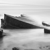 Buy canvas prints of Speke's Mill Mouth, Devon by Kevin Howchin