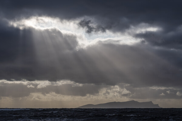 Dramatic sky, Shetland Picture Board by Kevin Howchin