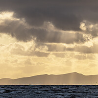 Buy canvas prints of Dramatic sky, Shetland by Kevin Howchin