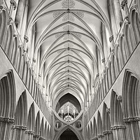 Buy canvas prints of Wells cathedral  by Kevin Howchin