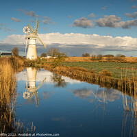 Buy canvas prints of Thurne Mill by Derek Griffin