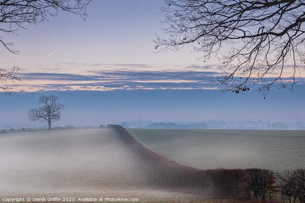 Misty morning Picture Board by Derek Griffin