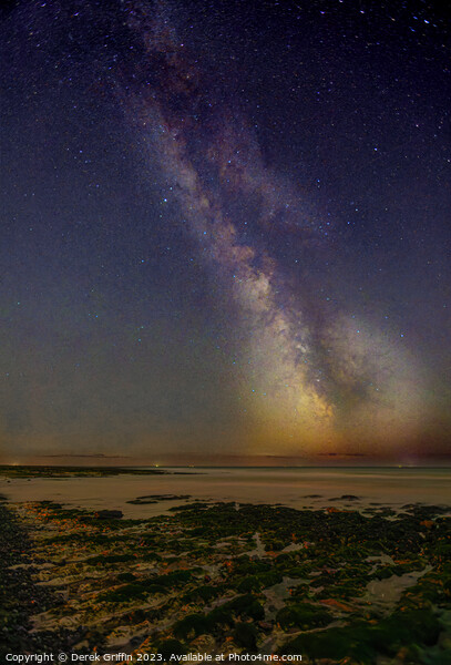 Milky Way at Birling Gap Picture Board by Derek Griffin