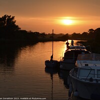 Buy canvas prints of Serenity on the Broads by Ian Donaldson