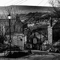 Buy canvas prints of Descent into Robin Hoods Bay by Ian Donaldson