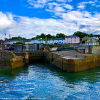Buy canvas prints of Majestic Charlestown Harbour in Cornwall by Ian Donaldson