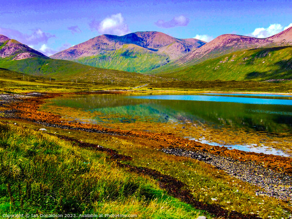 Colourful Skye Picture Board by Ian Donaldson
