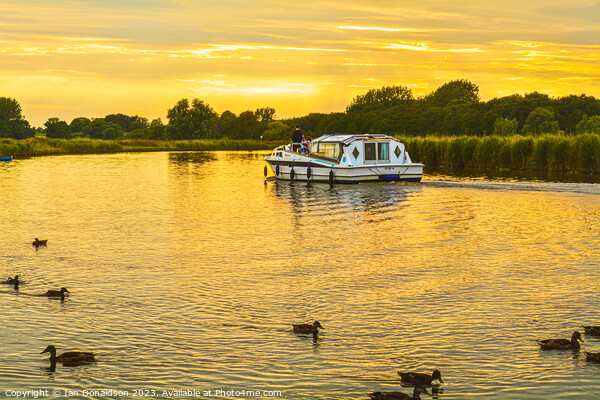 Life on the Broads Picture Board by Ian Donaldson