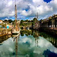 Buy canvas prints of Charlestown Harbour by Ian Donaldson