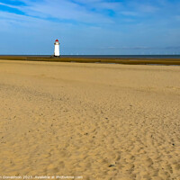 Buy canvas prints of Point of Ayr Lighthouse by Ian Donaldson