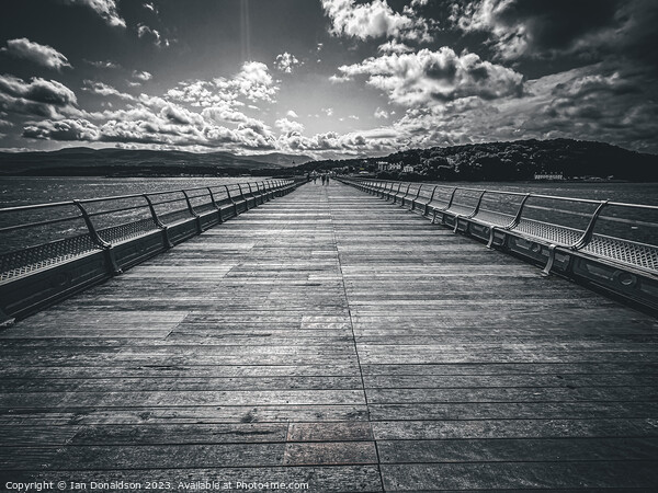Bangor Pier's Enthralling Bridge Expanse Picture Board by Ian Donaldson