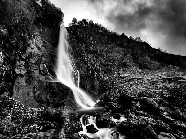 Aber Falls Picture Board by Ian Donaldson