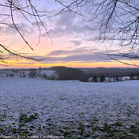 Buy canvas prints of Winter Sunset by Ian Donaldson