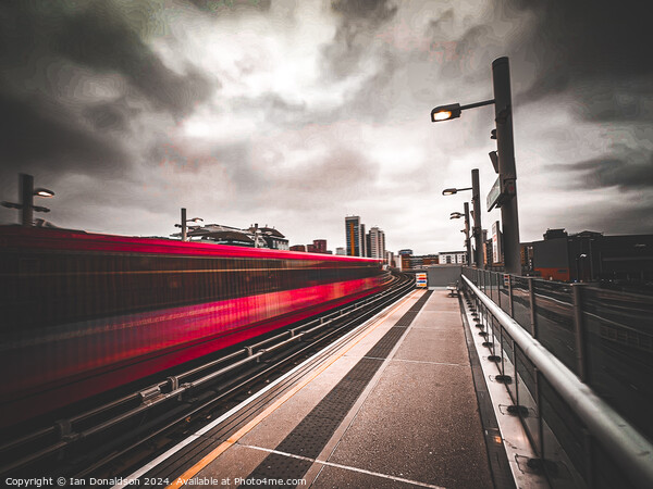 Docklands Light Railway Picture Board by Ian Donaldson