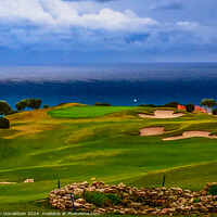 Buy canvas prints of Aphrodite Hills G.C, Cyprus. by Ian Donaldson