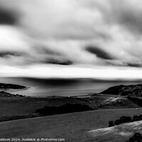 Buy canvas prints of Aberdovey in Monochrome by Ian Donaldson