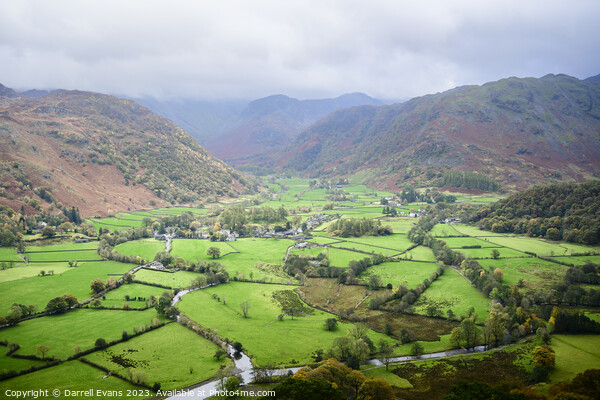 Borrowdale Valley Picture Board by Darrell Evans