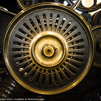 Buy canvas prints of Wheel and Cogs by Darrell Evans