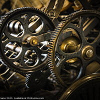 Buy canvas prints of Two Cogs by Darrell Evans