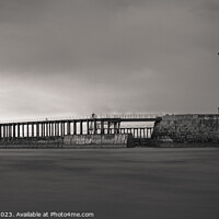 Buy canvas prints of Whitby’s west pier by Darrell Evans