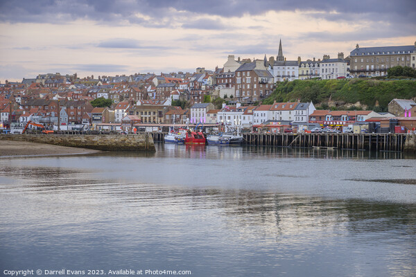 Whitby Harbour Picture Board by Darrell Evans