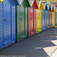 Buy canvas prints of Beach Huts by Darrell Evans