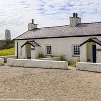 Buy canvas prints of Pilots' cottages and Tŵr Mawr by Darrell Evans