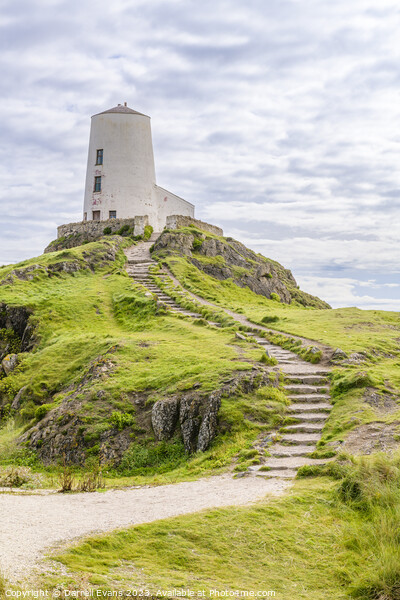 Lighthouse on Ynys Llanddwyn Picture Board by Darrell Evans