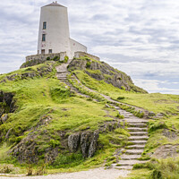 Buy canvas prints of Lighthouse on Ynys Llanddwyn by Darrell Evans